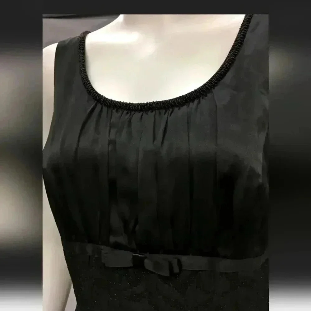 Vintage Tahari black dress - Picture 3 of 6